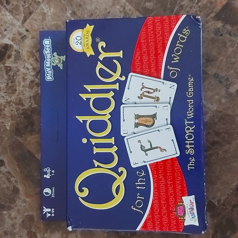 Quiddler word game, new
